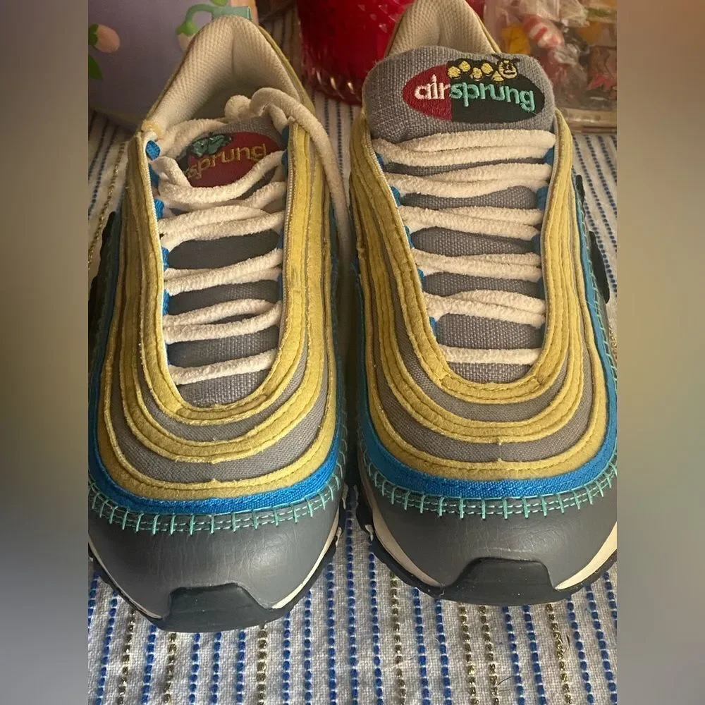 Nike Air Max 97 SE GS Air Sprung Multi Junior Kids Women 5.5Y Casual DN4381-001
